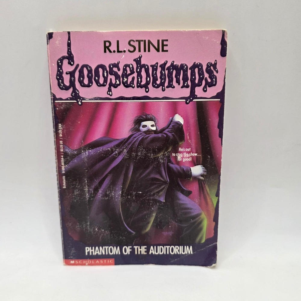 Goosebumps Phantom of the Auditorium R.L. Stine Book 24 Vintage 1994 1st Print